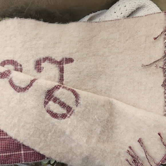 Nwt Rag & Bone Mauve Houndstooth Scarf - Picture 7 of 8